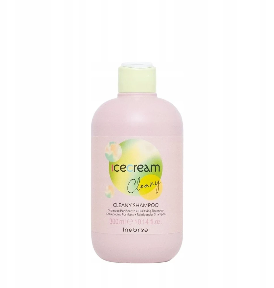 Inebrya Ice Kreminis Cleany Šampūnas plaukų šampūnas nuo pleiskanų, 300 ml