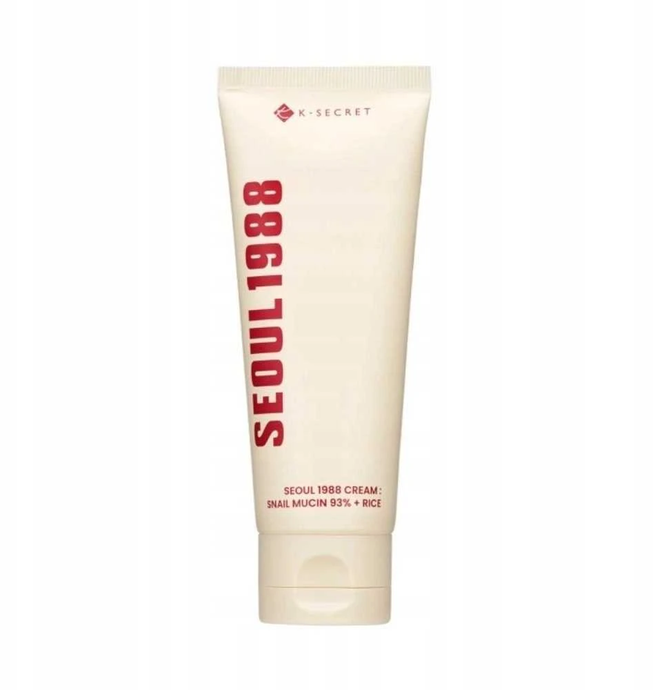 K-SECRET Seoul 1988 Snail Mucin 93% + Rice Raminamasis veido kremas, 100 ml