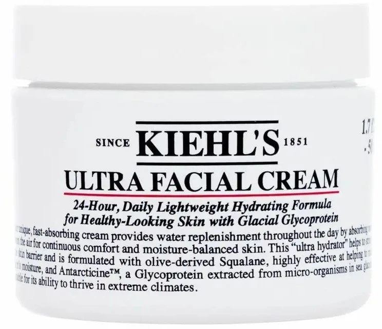 Kiehl´s Kiehl's 24-Hour Ultra Facial Kreminis drėkinamasis veido kremas, 50 ml
