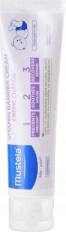 Mustela Vitamin Barrier kremas, 100 ml