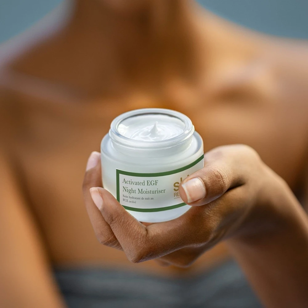 „Skin Research Advanced Epidermal Growth Factor Hydrating At Night“ kreminis veidui, 50 ml