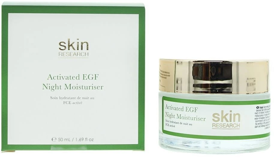 „Skin Research Advanced Epidermal Growth Factor Hydrating At Night“ kreminis veidui, 50 ml