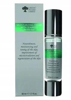 Green Pharm Cosmetic Žalias Pharm Cosmetic Drėkinamasis veido kremas su jūros dumblių ekstraktu 50 ml