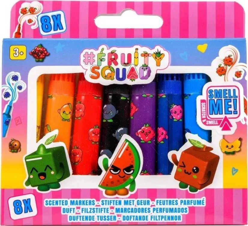 M&Z Flomasteriai Fruity Squad Canenco, FS60350, 8 vnt.