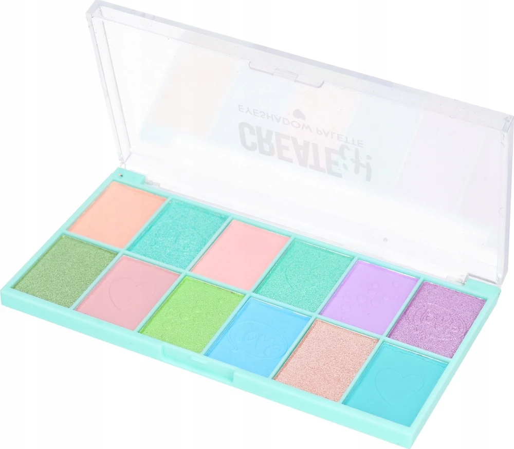„Create It Canenco CREATE IT!“ paleta cieni d/powiek ziel 84518C 08762