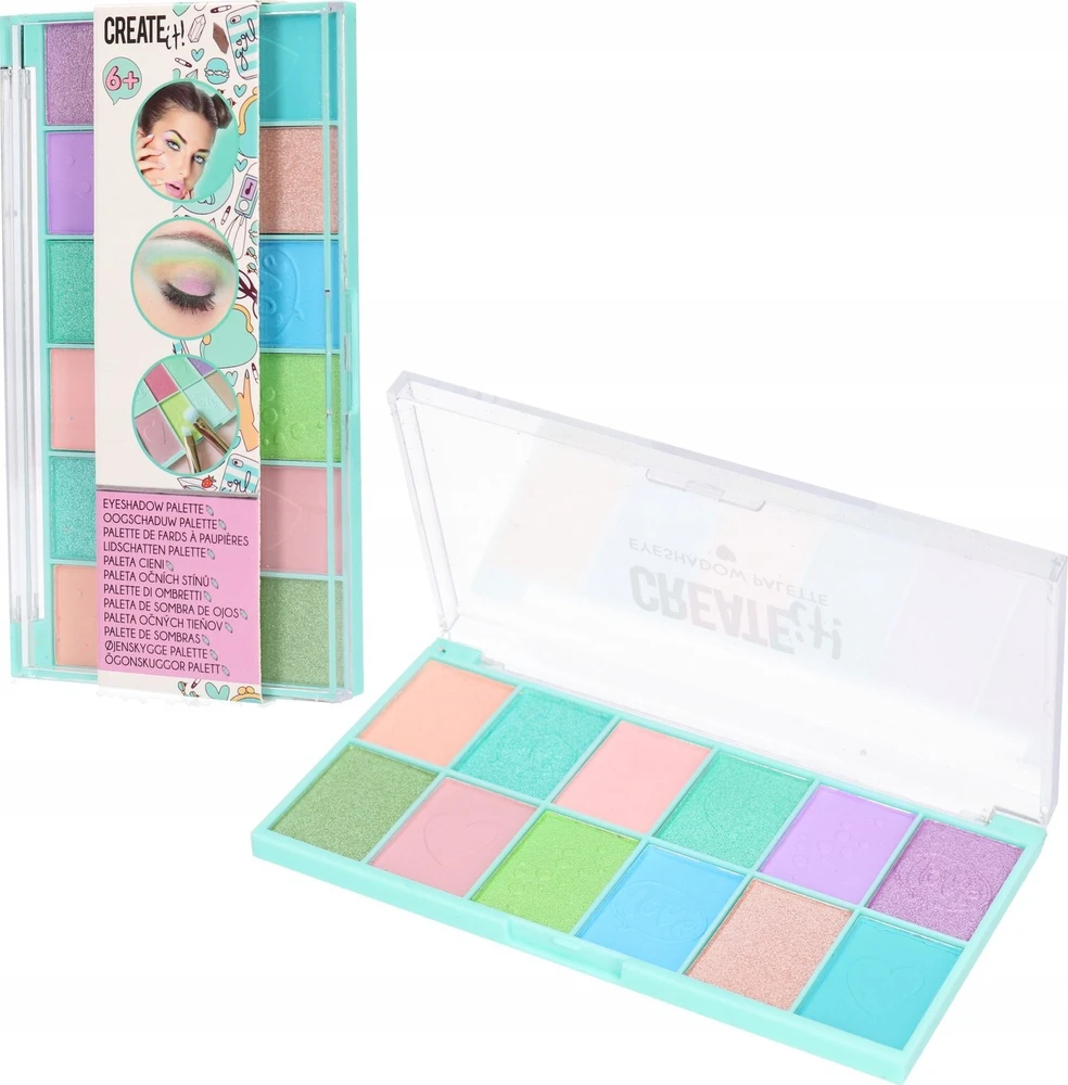 „Create It Canenco CREATE IT!“ paleta cieni d/powiek ziel 84518C 08762