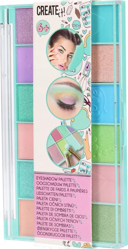 „Create It Canenco CREATE IT!“ paleta cieni d/powiek ziel 84518C 08762