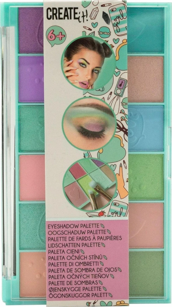 „Create It Canenco CREATE IT!“ paleta cieni d/powiek ziel 84518C 08762