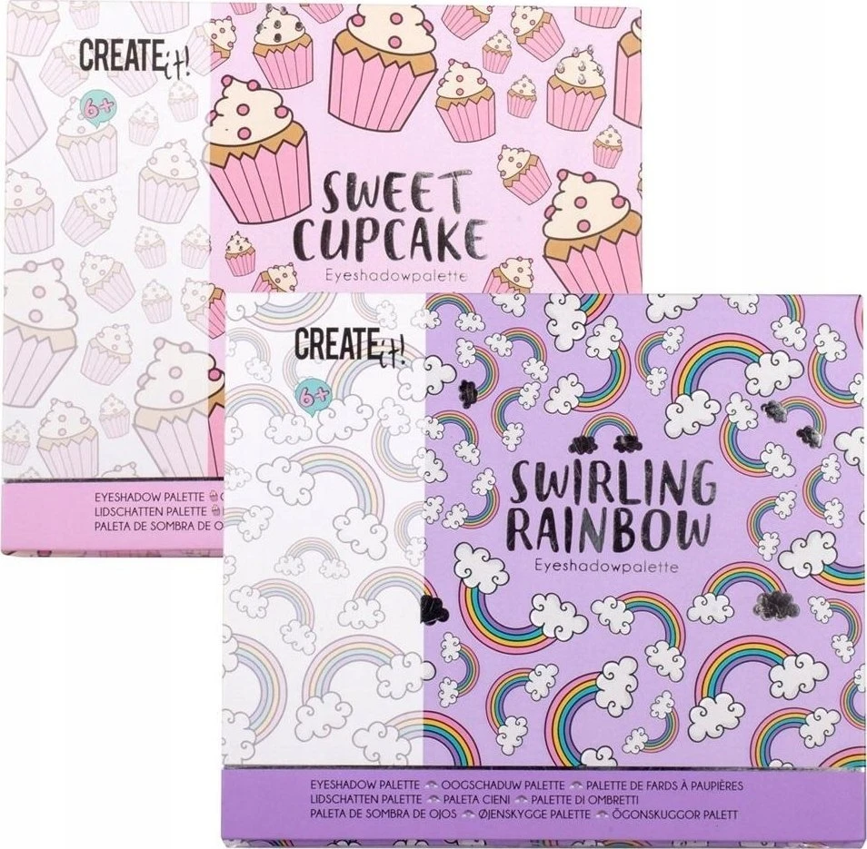 Create It Sukurk! Sukurk! Pastelinių akių šešėlių paletė 84521A /8