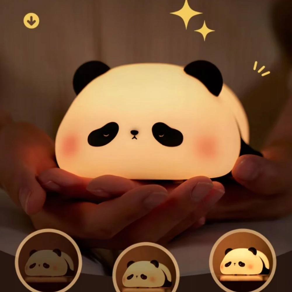 Creative LED LEMPUTĖ PANDA SILIKONINĖ 1W VAIKAMS