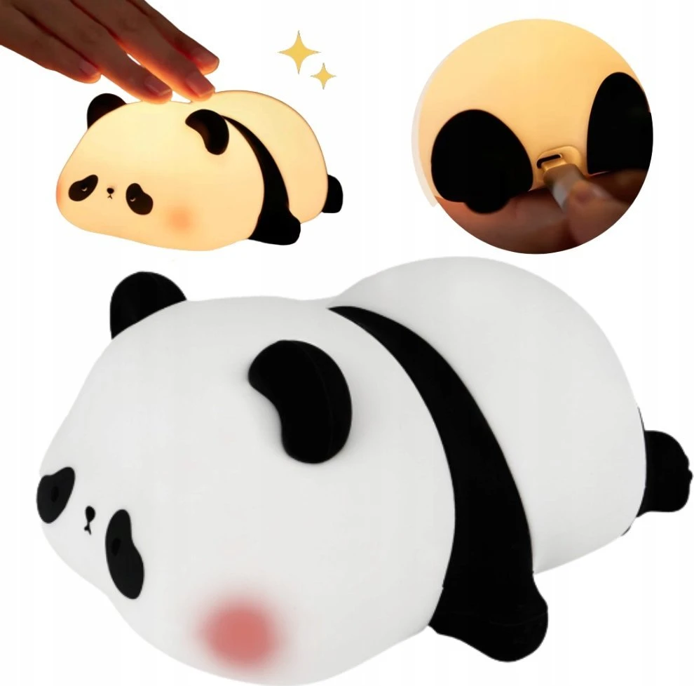 Creative LED LEMPUTĖ PANDA SILIKONINĖ 1W VAIKAMS