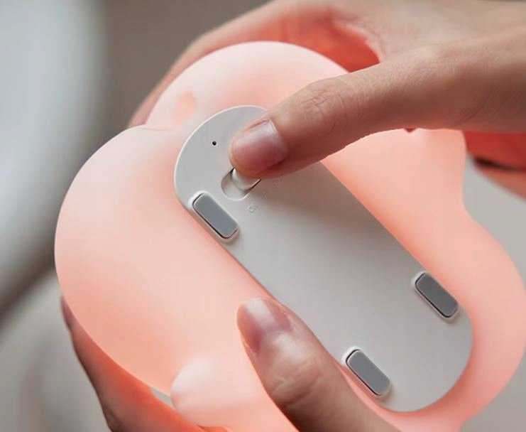 Creative Kūrybinė LED LEMPUTĖ KIAULĖ SILIKONINĖ 1W VAIKAMS