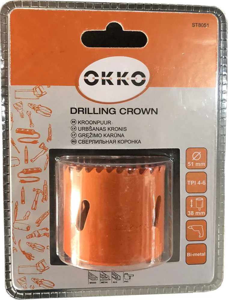 Gręžimo karūna OKKO 51mm