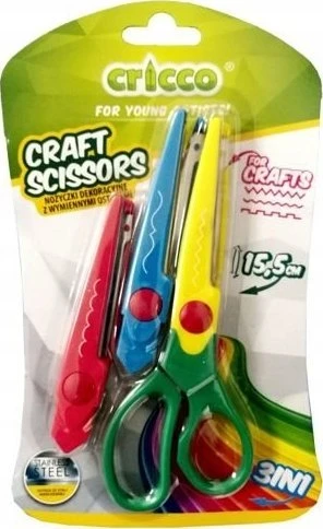 Cricco Craft dekoratyvinės žirklės su keičiamais ašmenimis