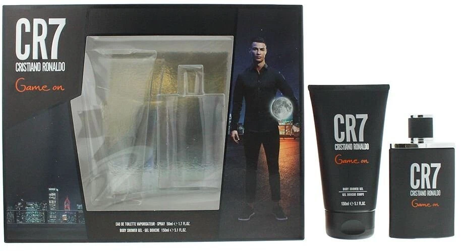 Set Cristiano Ronaldo: CR7 Game On Eau De Toilette For Men, 50 ml + CR7 Game On Dušo želė Body, 150 ml