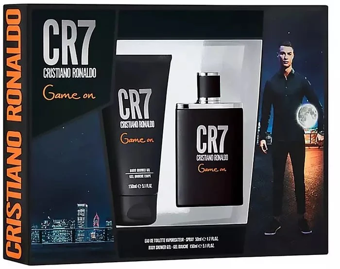 Set Cristiano Ronaldo: CR7 Game On Eau De Toilette For Men, 50 ml + CR7 Game On Dušo želė Body, 150 ml