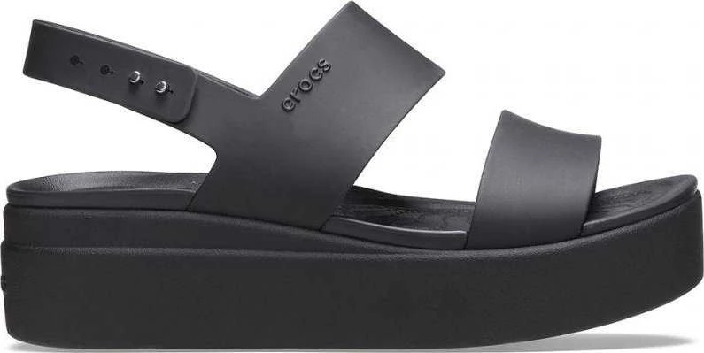 Sandalai moterims Crocs Brooklyn Low Wedge smėlio sp. 206453 2EL (39-40)