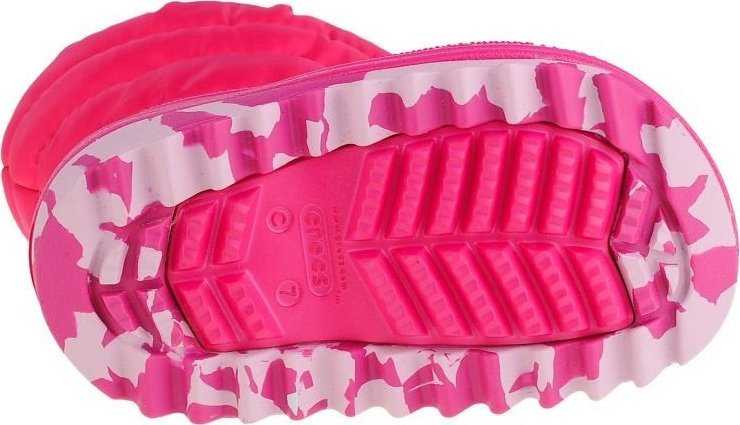Vaikiški įspiriami sniego batai Crocs Classic Neo Puff, rožiniai