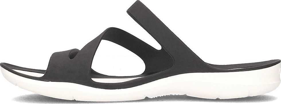 Moteriškos šlepetės Crocs Swiftwater Sandal W juodos ir baltos spalvos 203998 066 (36-37)
