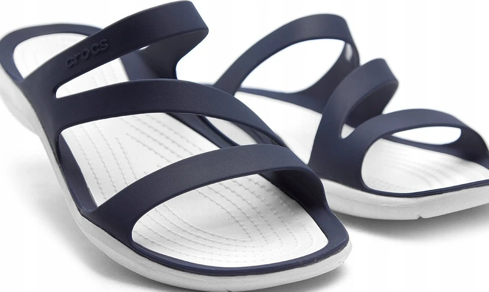 Moteriškos šlepetės Crocs Swiftwater Sandal, tamsiai mėlynos