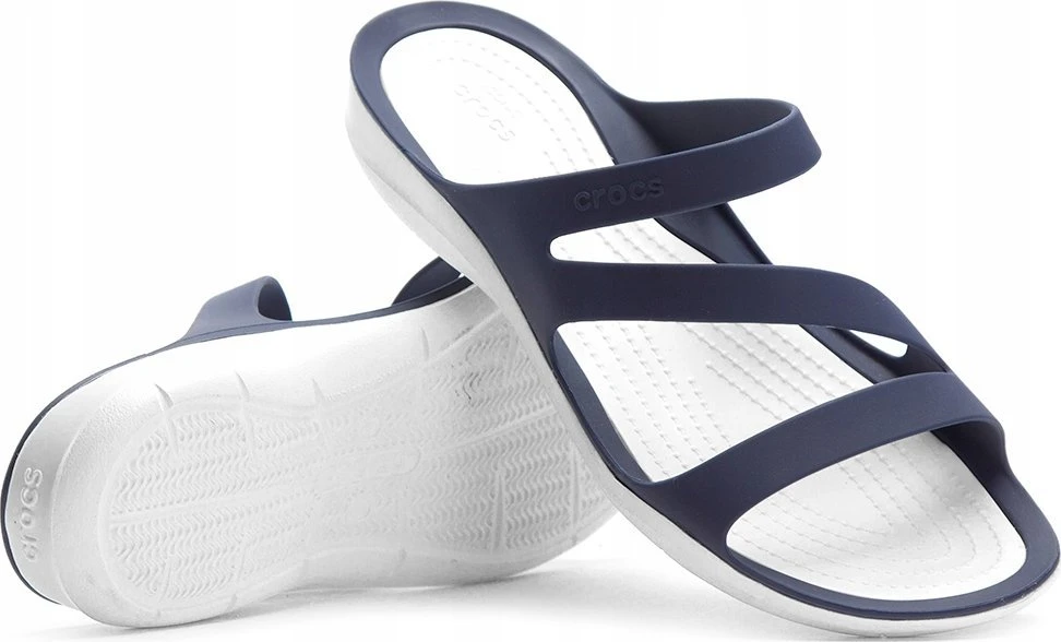 Moteriškos šlepetės Crocs Swiftwater Sandal, tamsiai mėlynos
