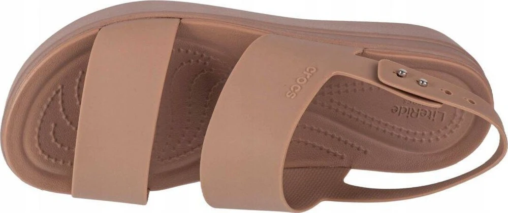 Sandalai moterims Crocs Brooklyn Low Wedge smėlio sp. 206453 2EL (36-37)