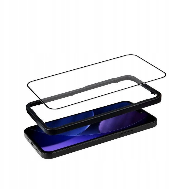 Crong 3D Armour Glass - Apsauginis stiklas Apple iPhone Air + Installation Frame