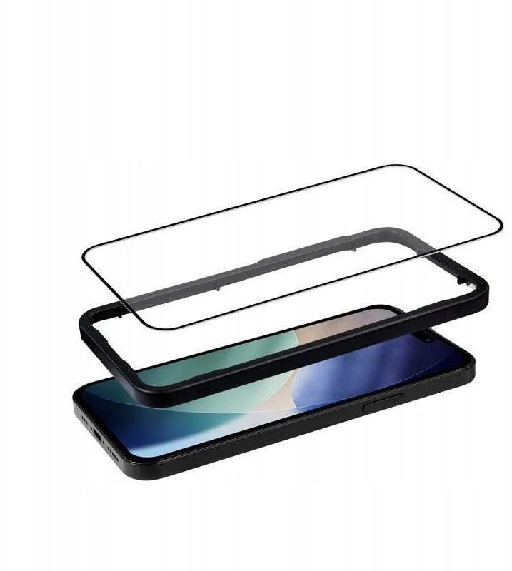 Crong 3D Armour Glass - Apsauginis stiklas Apple iPhone 17 Pro + Installation Frame