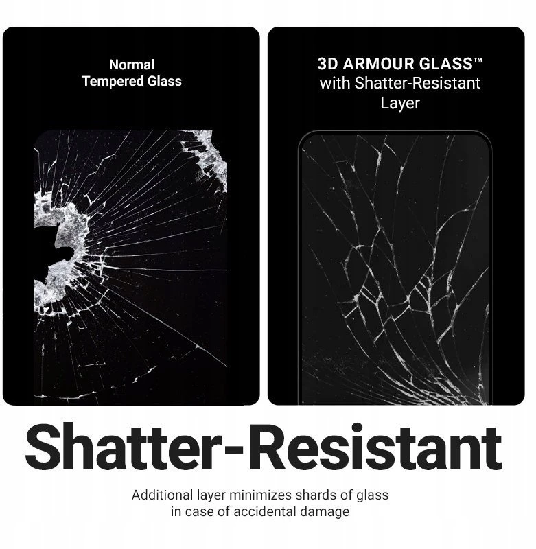 Crong 3D Armour Glass - Apsauginis stiklas skirtas iPhone 16e / iPhone 14 / iPhone 13 / iPhone 13 Pro+ Installation Frame