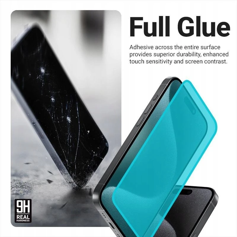 Crong 3D Armour Glass - Apsauginis stiklas Apple iPhone 17 Pro Max + Installation Frame