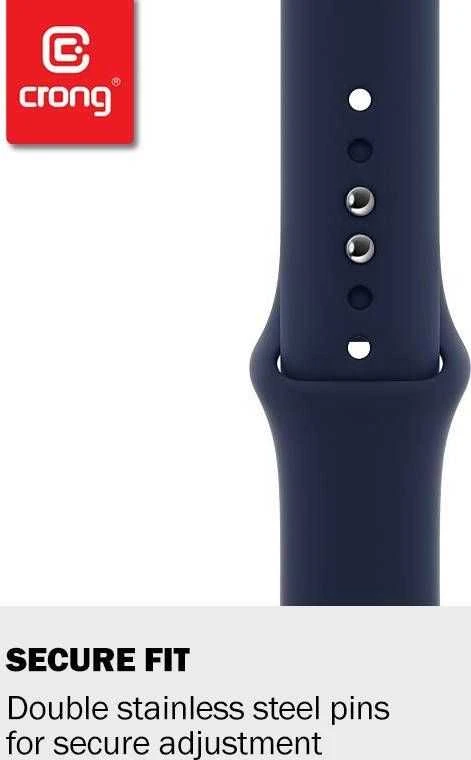 Crong Liquid – apyrankė skirta Apple Watch 38/40/41/42 mm baltas