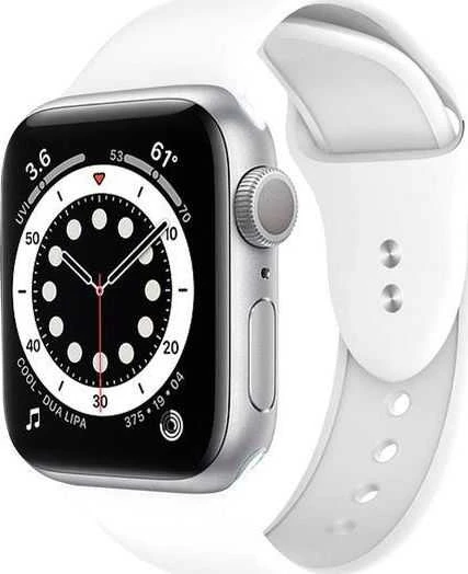 Crong Liquid – apyrankė skirta Apple Watch 38/40/41/42 mm baltas