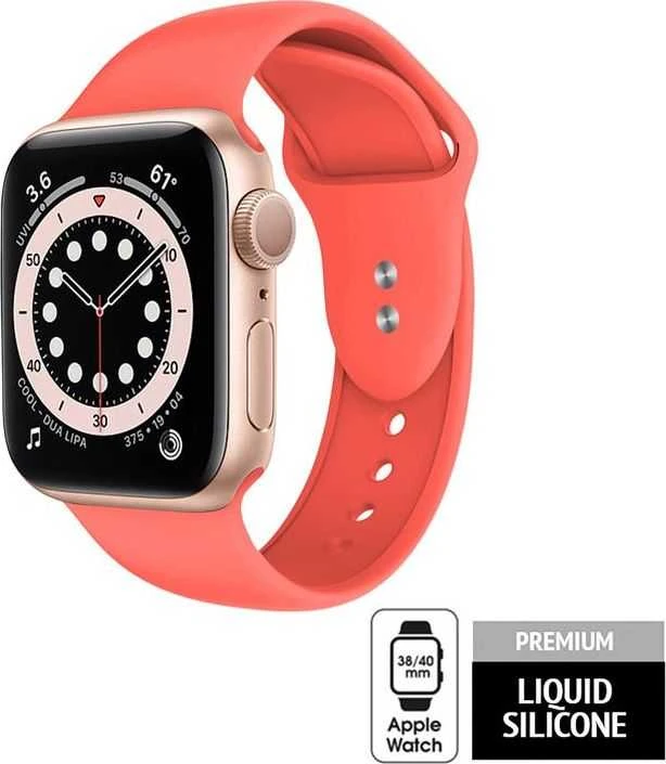 Išmaniojo laikrodžio Apple sportinis dirželis, Koralinės spalvos, 38/40mm