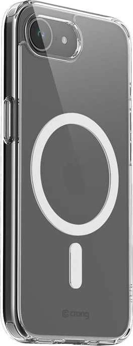Crong Clear MAG dangtelis – iPhone 16e MagSafe dėklas (skaidrus)