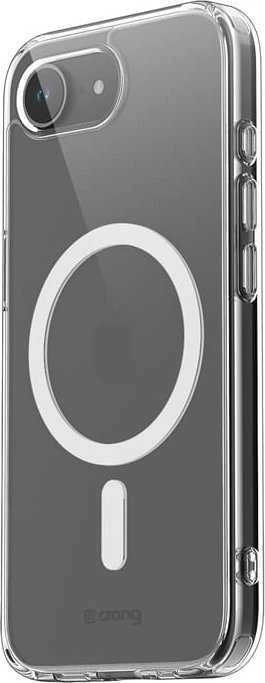 Crong Clear MAG dangtelis – iPhone 16e MagSafe dėklas (skaidrus)