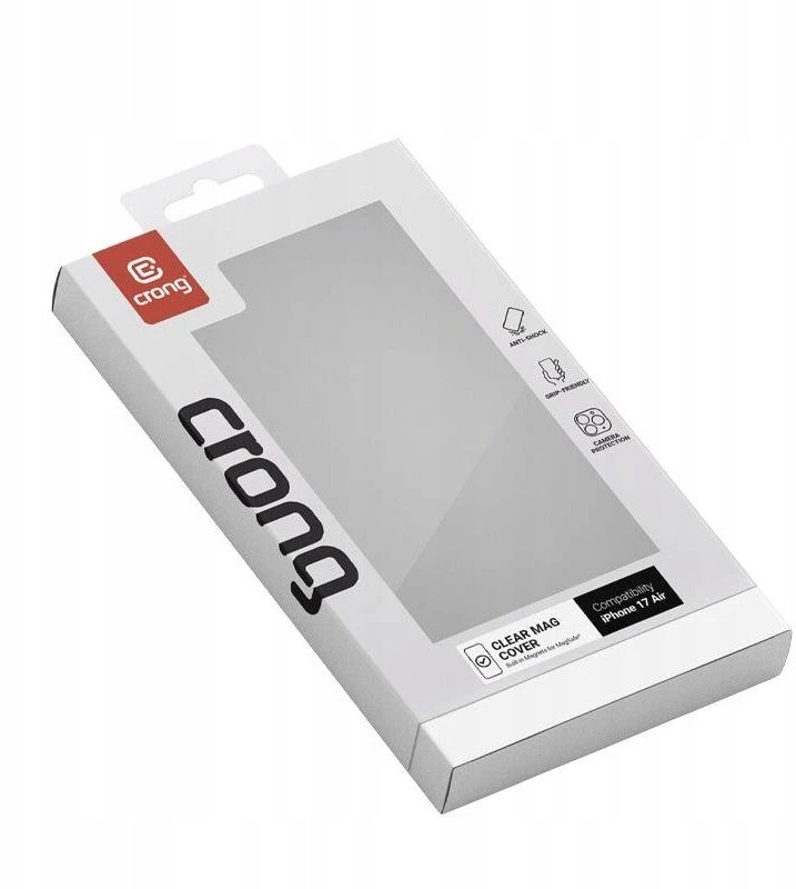 Crong Clear MAG Cover - dėklas MagSafe Apple iPhone Air, skaidrus