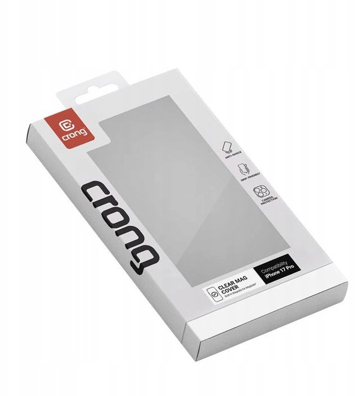 Crong Clear MAG Cover - dėklas MagSafe Apple iPhone 17 Pro, skaidrus