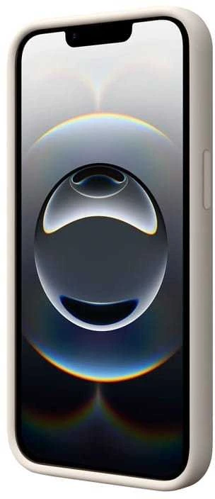 Telefonas Crong Color Cover Magnetic – dėklas, skirtas iPhone 16e MagSafe (akmens smėlio spalvos)