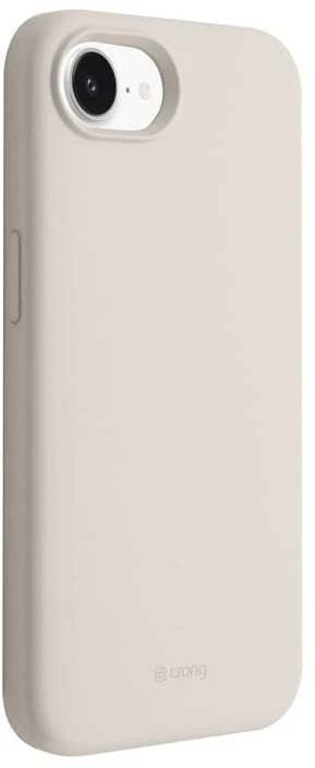 Telefonas Crong Color Cover Magnetic – dėklas, skirtas iPhone 16e MagSafe (akmens smėlio spalvos)