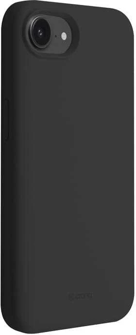 Telefonas Crong Color Cover Magnetic – dėklas, skirtas iPhone 16e MagSafe (juodas)