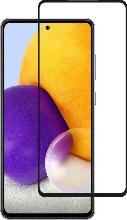 „Crong 7D Nano Flexible Glass“ – viso ekrano apsaugantis hibridinis 9H apsauginis stiklas „Samsung Galaxy A33 5G“ telefonui.