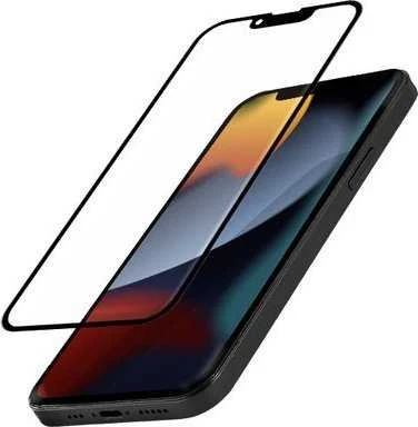 „Crong“ antibakterinis 3D „Armour Glass“ – 9H apsauginis stiklas, skirtas visam „Apple iPhone 14 Pro“ ekranui + montavimo rėmelis