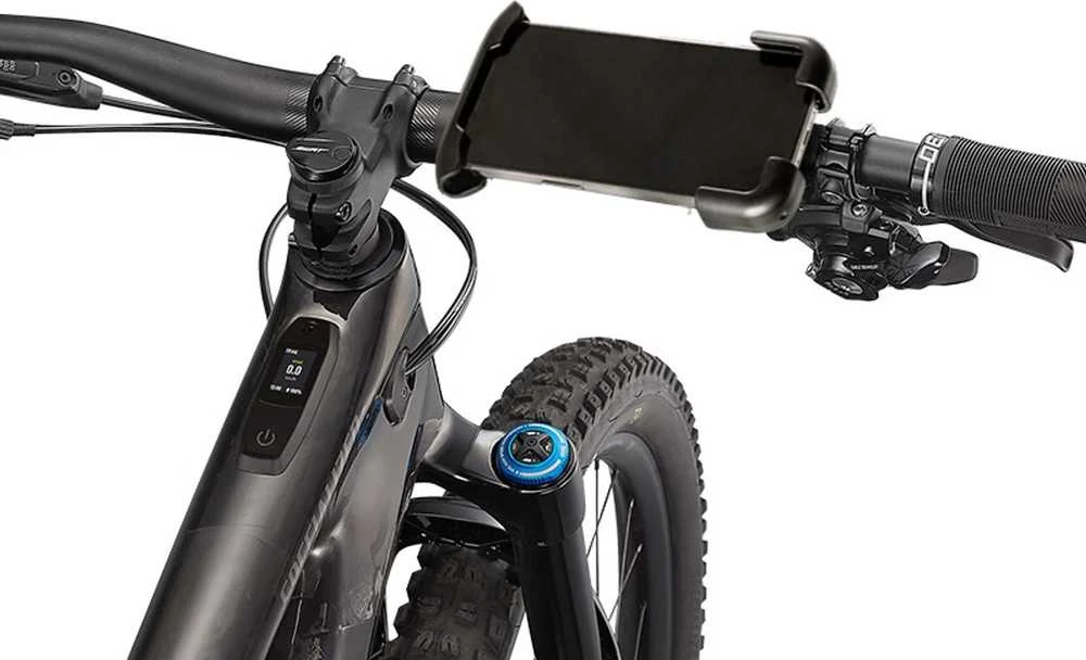 Dviračių ir motociklų telefono laikiklis Crong Bikeclip Enduro, juodas, juoda