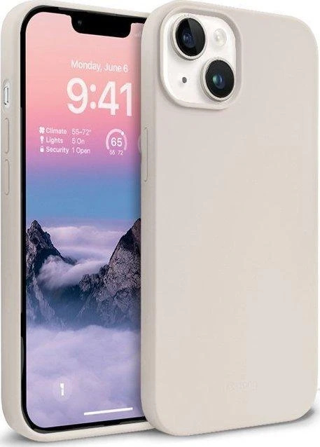 Crong Color Cover Liquid Silicone dėklas skirtas Apple iPhone 14 Max Stone