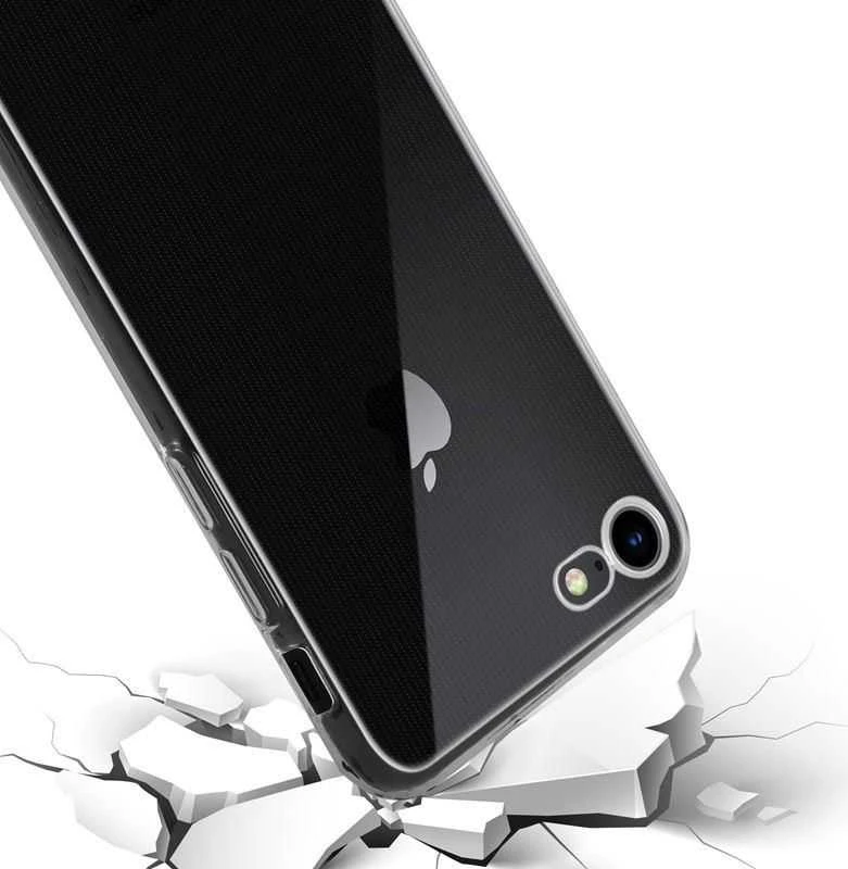 Crong Crystal Slim Cover - Protective dėklas skirtas SE 2020 / Apple iPhone 8 / 7 clear