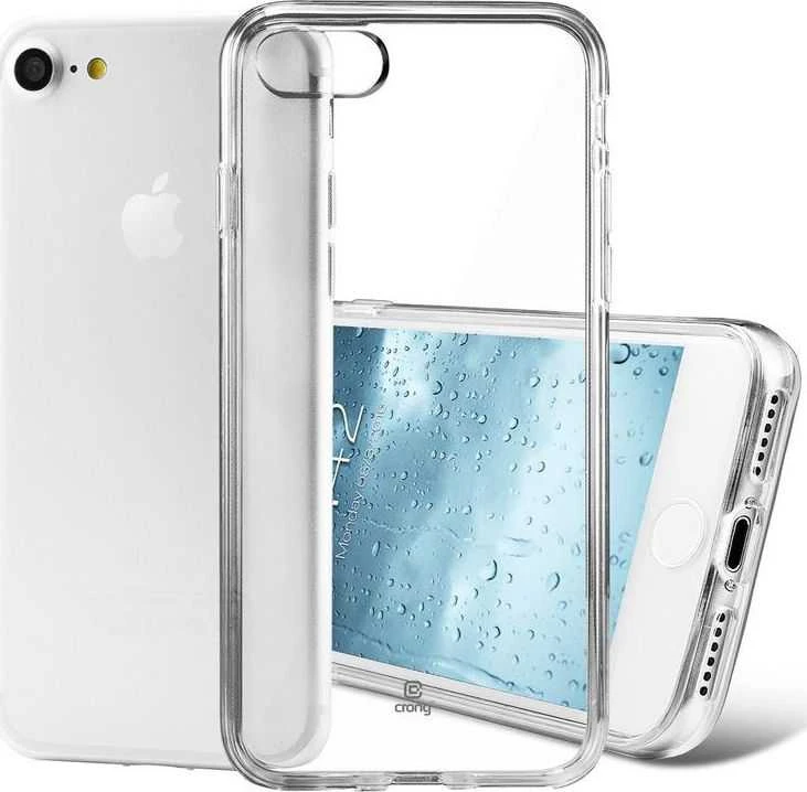 Crong Crystal Slim Cover - Protective dėklas skirtas SE 2020 / Apple iPhone 8 / 7 clear