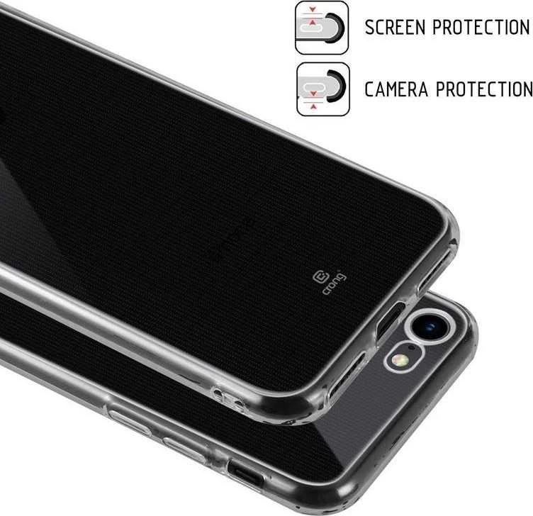 Crong Crystal Slim Cover - Protective dėklas skirtas SE 2020 / Apple iPhone 8 / 7 clear