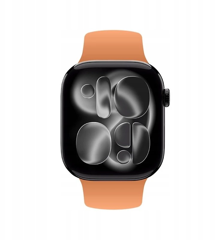 Crong Crong Liquid - „Apple Watch“ 38/40/41/42 mm dirželis (oranžinis)
