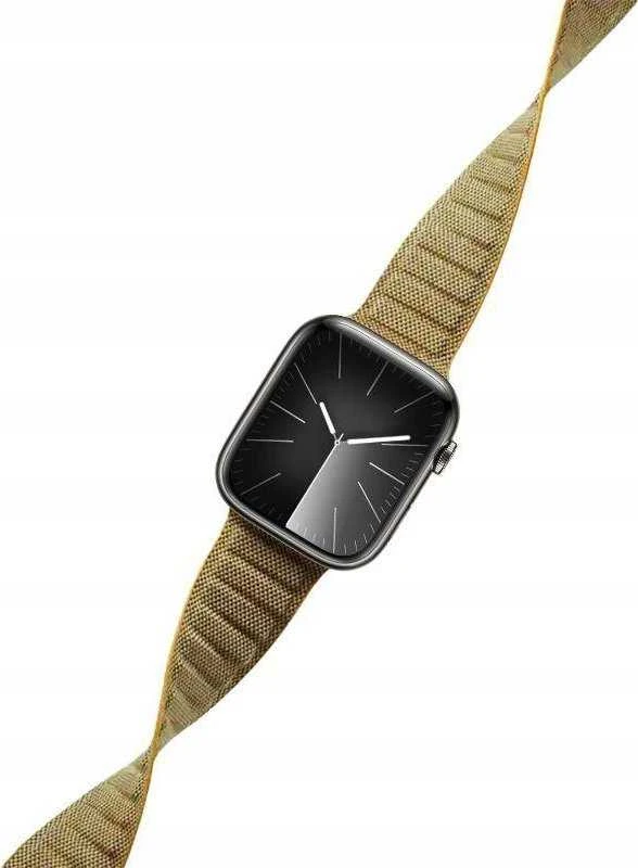 Crong Melange – Magnetic apyrankė skirta Apple Watch 38/40/41/42 mm yellow mélange