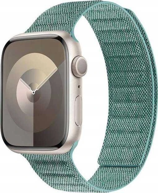 Crong Melange – Magnetic apyrankė skirta Apple Watch 44/45/46/49 mm turquoise mélange